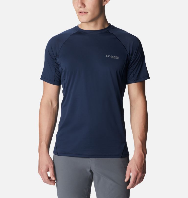 Men's Titan Pass Short Sleeve Shirt, Color: Collegiate Navy, image 1