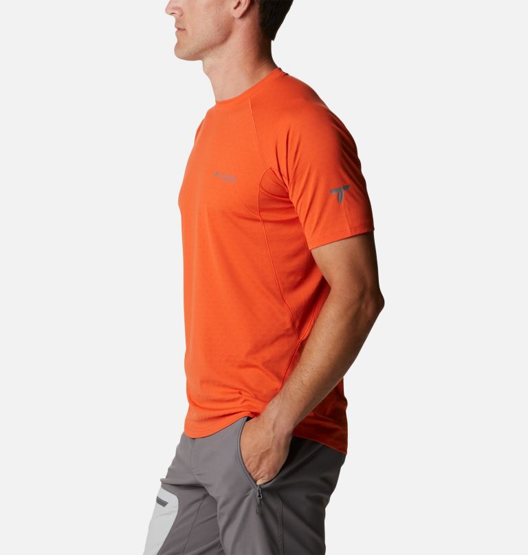 Men's Titan Pass Short Sleeve Shirt, Color: Red Quartz, image 3