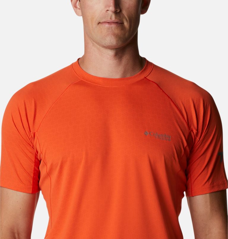 Men's Titan Pass Short Sleeve Shirt, Color: Red Quartz, image 4