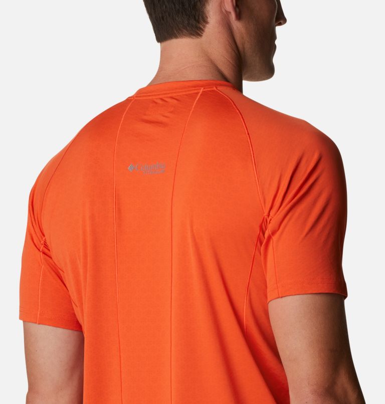 Men's Titan Pass Short Sleeve Shirt, Color: Red Quartz, image 5