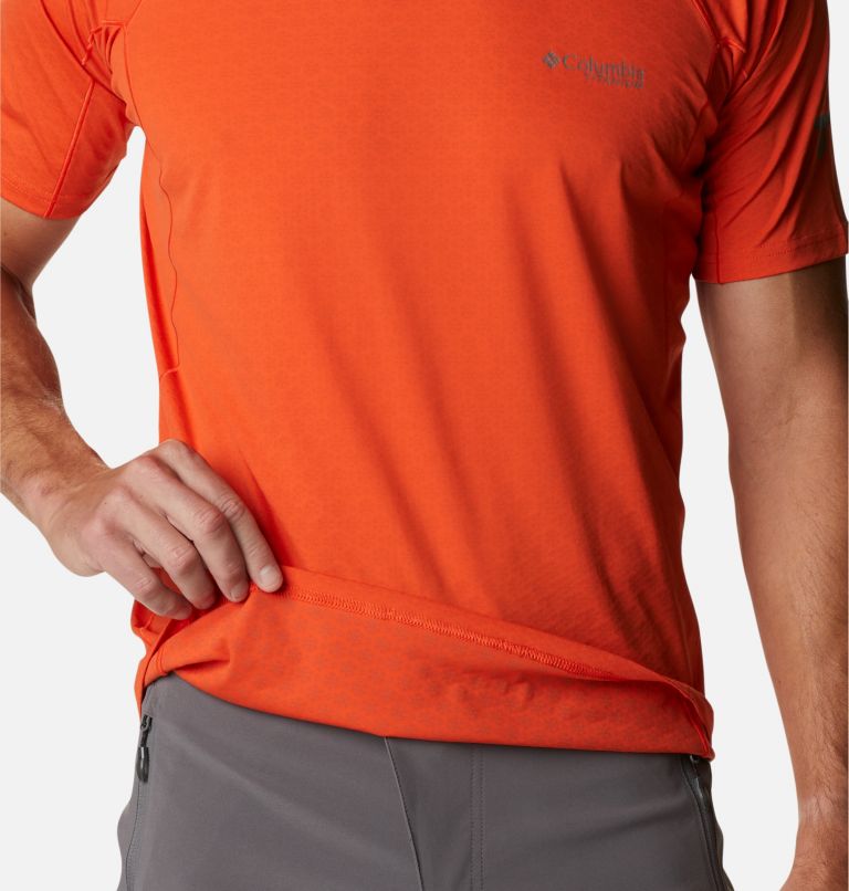 Thumbnail: Men's Titan Pass Short Sleeve Shirt, Color: Red Quartz, image 6