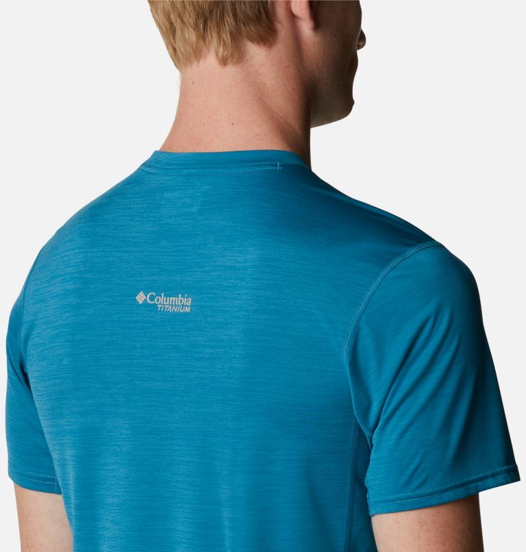 M Titan Pass Graphic Tee | 400 | S, Color: Deep Marine, Titanium Burst Graphic, image 5