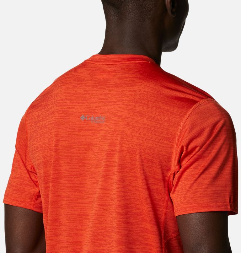 Men's Titan Pass Graphic T-Shirt, Color: Red Quartz, Titanium Burst Graphic, image 5