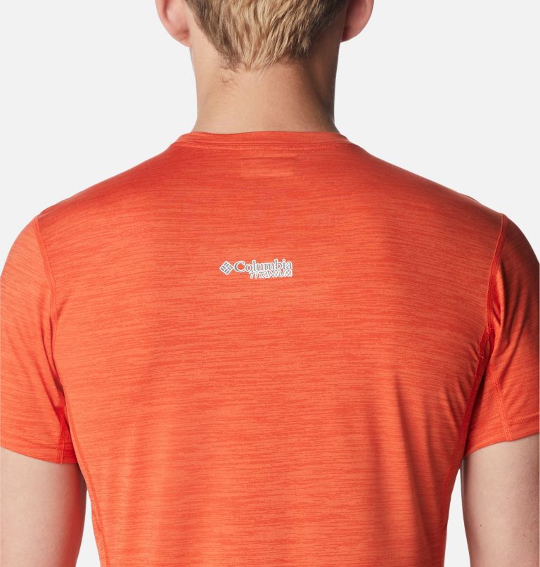 Thumbnail: Men’s Titan Pass Technical T-Shirt, Color: Spicy, CSC Titanium Graphic, image 5