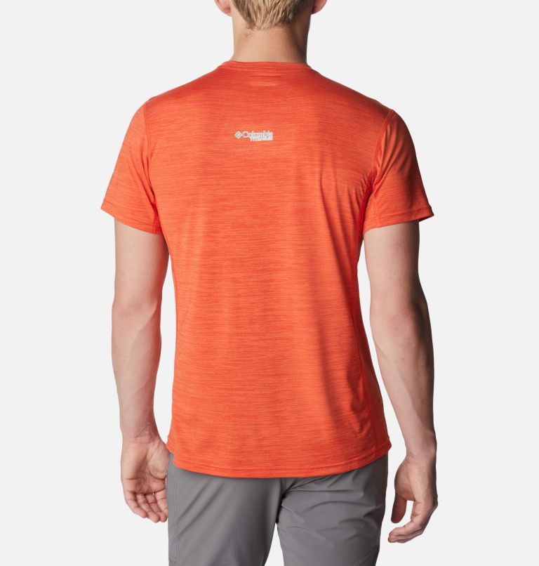 Thumbnail: Men’s Titan Pass Technical T-Shirt, Color: Spicy, CSC Titanium Graphic, image 2
