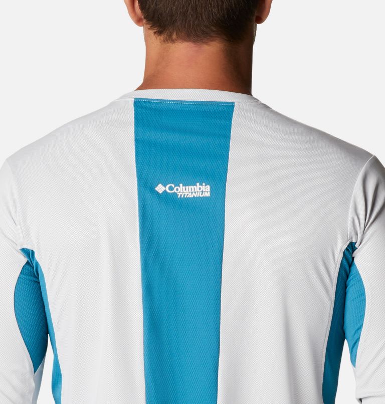 Titan Pass 2.0 technisches Longsleeve T-Shirt für Männer, Color: Nimbus Grey, Deep Marine, image 5