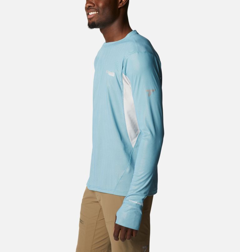 M Titan Pass Sun Deflector LS Tee 2.0 | 400 | XXL, Color: Deep Marine, Nimbus Grey, image 3