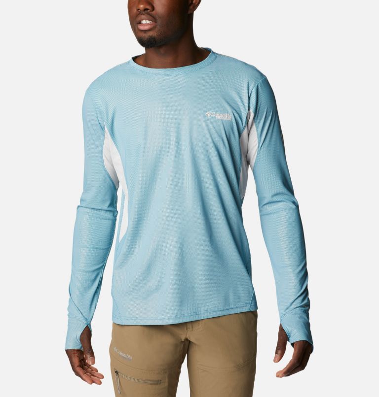 T-shirt manches longues Titan Pass Sun Deflector 2.0 Homme, Color: Deep Marine, Nimbus Grey, image 1