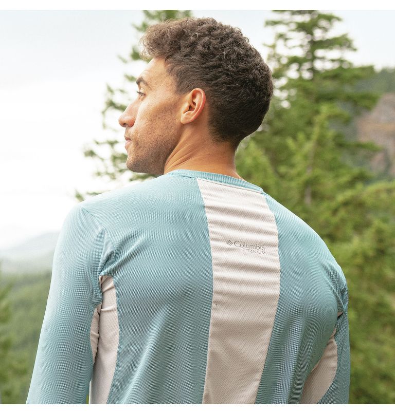 M Titan Pass Sun Deflector LS Tee 2.0 | 400 | XXL, Color: Deep Marine, Nimbus Grey, image 12
