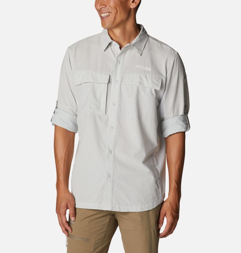 Men's Titan Pass Irico Long Sleeve Shirt, Color: Nimbus Grey