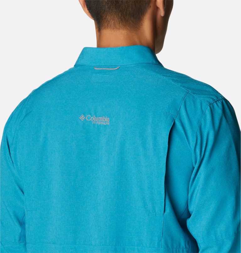 Men's Titan Pass Irico Long Sleeve Shirt, Color: Deep Marine, image 5
