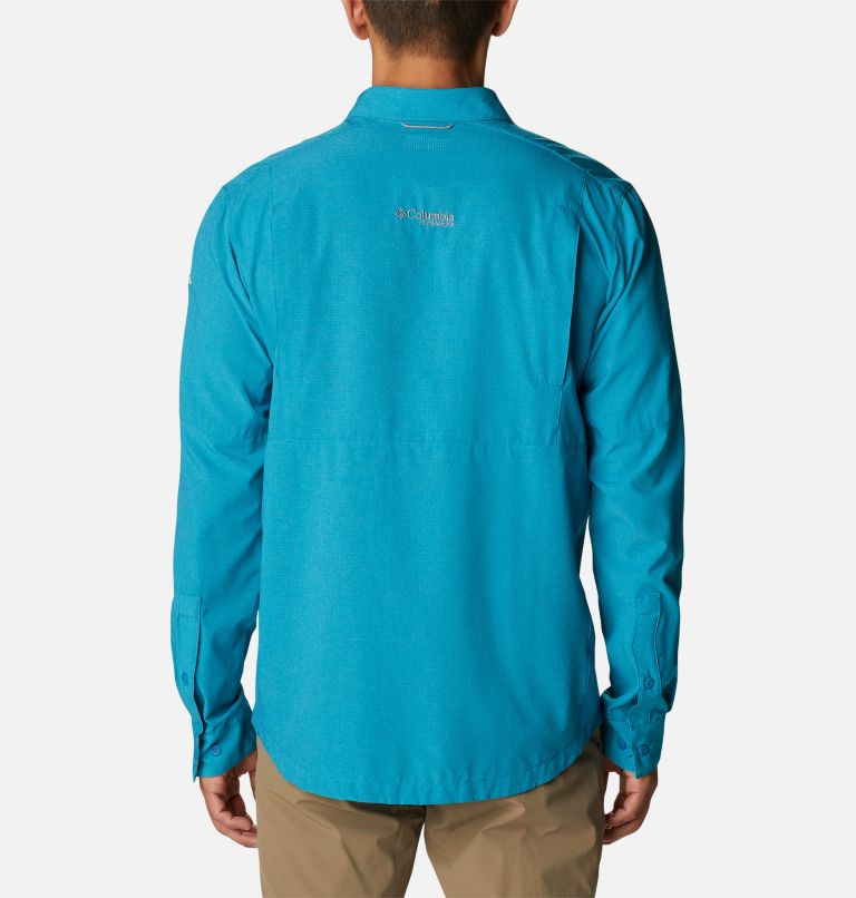 Men's Titan Pass Irico Long Sleeve Shirt, Color: Deep Marine, image 2