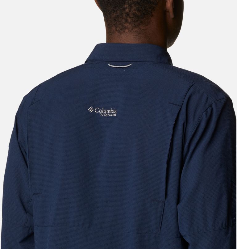 M Titan Pass Irico LS Shirt | 464 | S, Color: Collegiate Navy, image 5