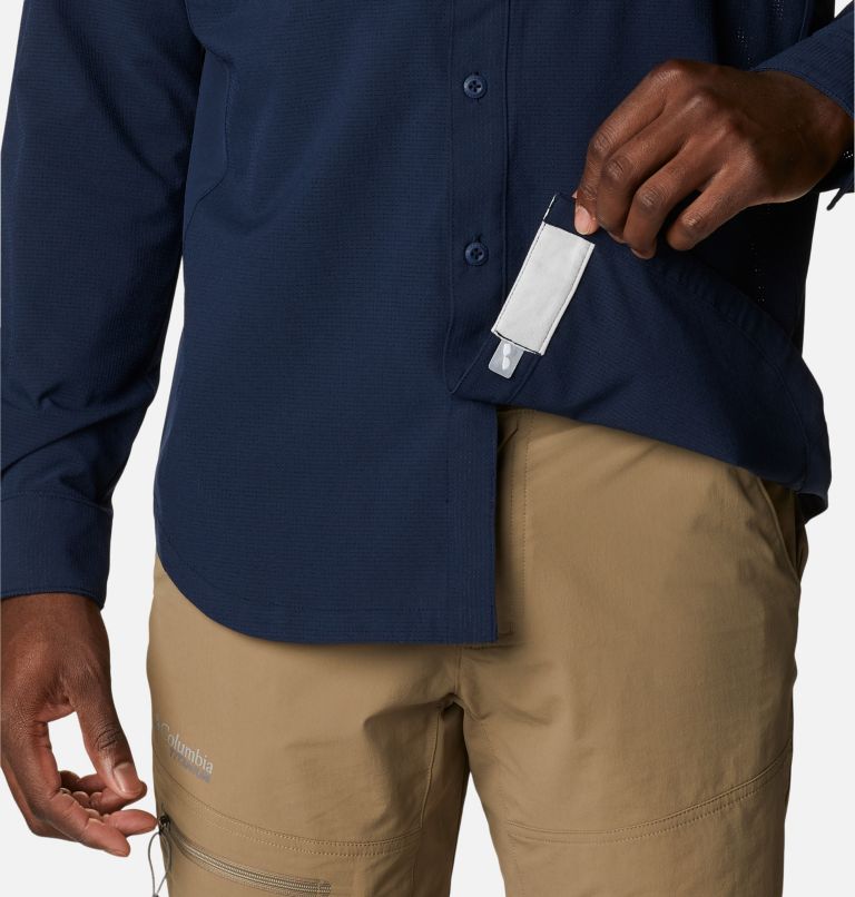M Titan Pass Irico LS Shirt | 464 | S, Color: Collegiate Navy, image 8
