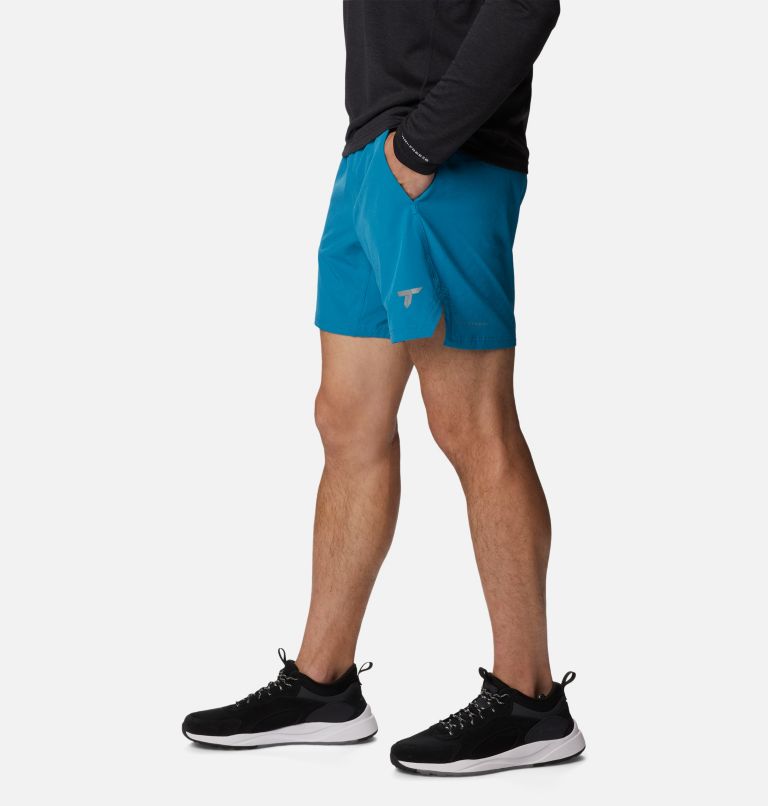 Men's Titan Pass Lightweight Shorts 2.0, Color: Deep Marine, image 3