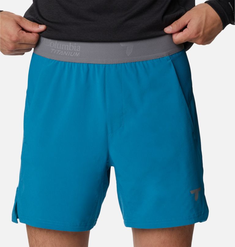 Men's Titan Pass Lightweight Shorts 2.0, Color: Deep Marine, image 4