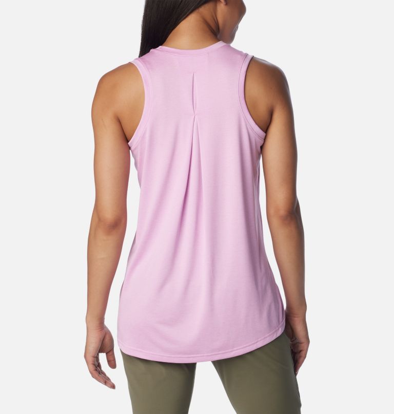 Women's Columbia Hike Tank, Color: Cosmos Heather, image 2