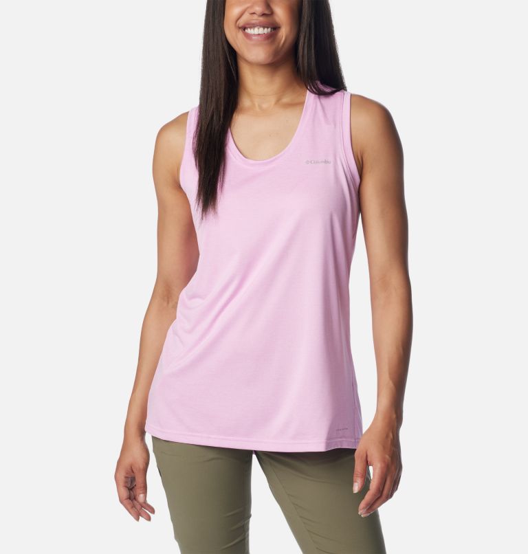 Thumbnail: Women's Columbia Hike Tank, Color: Cosmos Heather, image 1