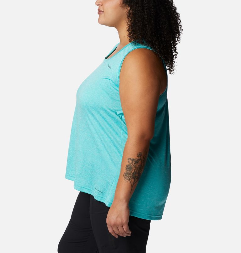 Camisole Columbia Hike Femme - Grandes tailles, Color: Bright Aqua Heather, image 3