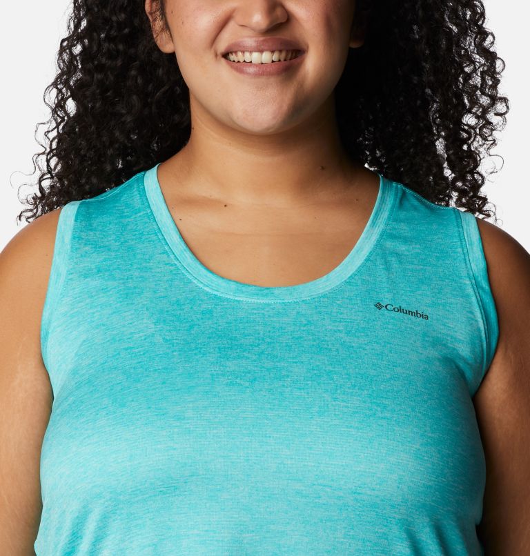 Camisole Columbia Hike Femme - Grandes tailles, Color: Bright Aqua Heather, image 4