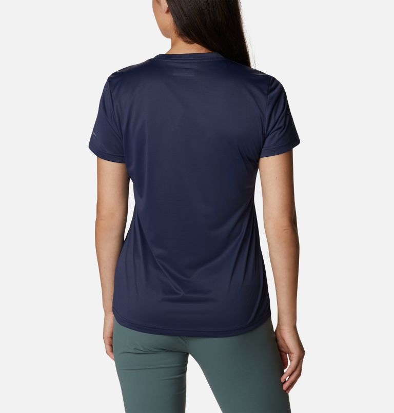 Women's Columbia Hike Short Sleeve Crew Shirt, Color: Nocturnal, image 2