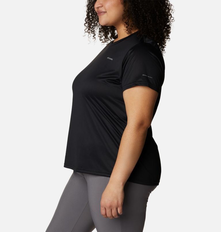 T-shirt col rond à manches courtes Columbia Hike Femme - Grandes tailles, Color: Black, image 3