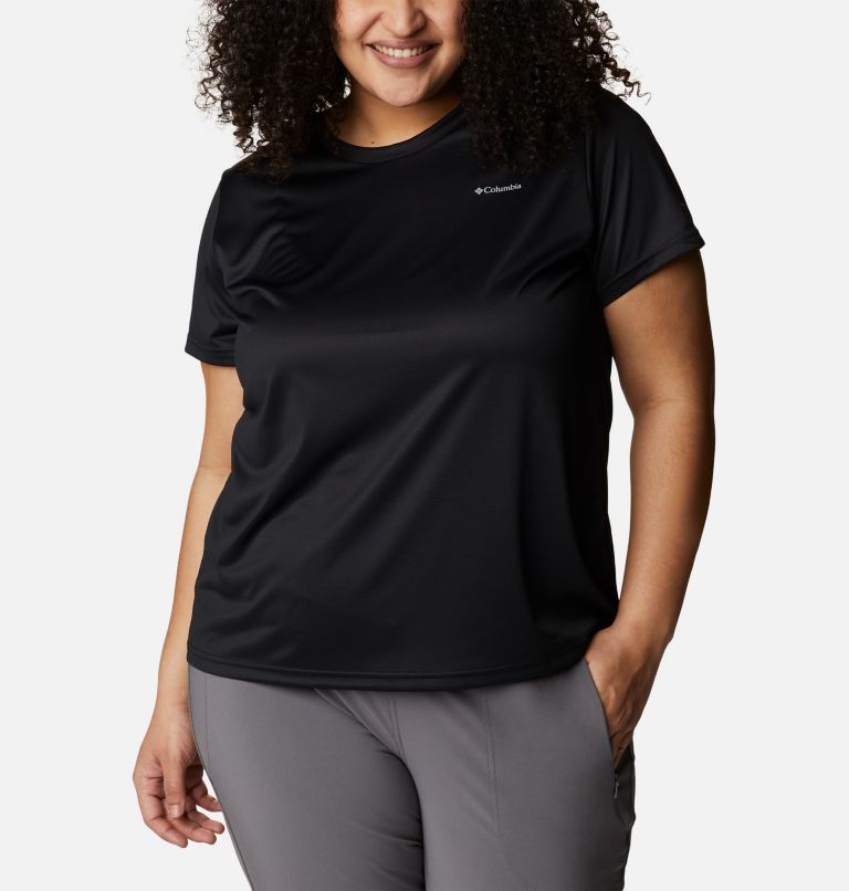 T-shirt col rond à manches courtes Columbia Hike Femme - Grandes tailles, Color: Black, image 5