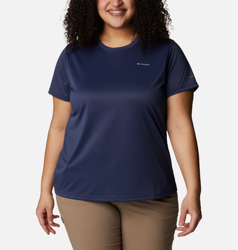 Women's Columbia Hike Short Sleeve Crew Shirt - Plus Size, Color: Nocturnal, image 1