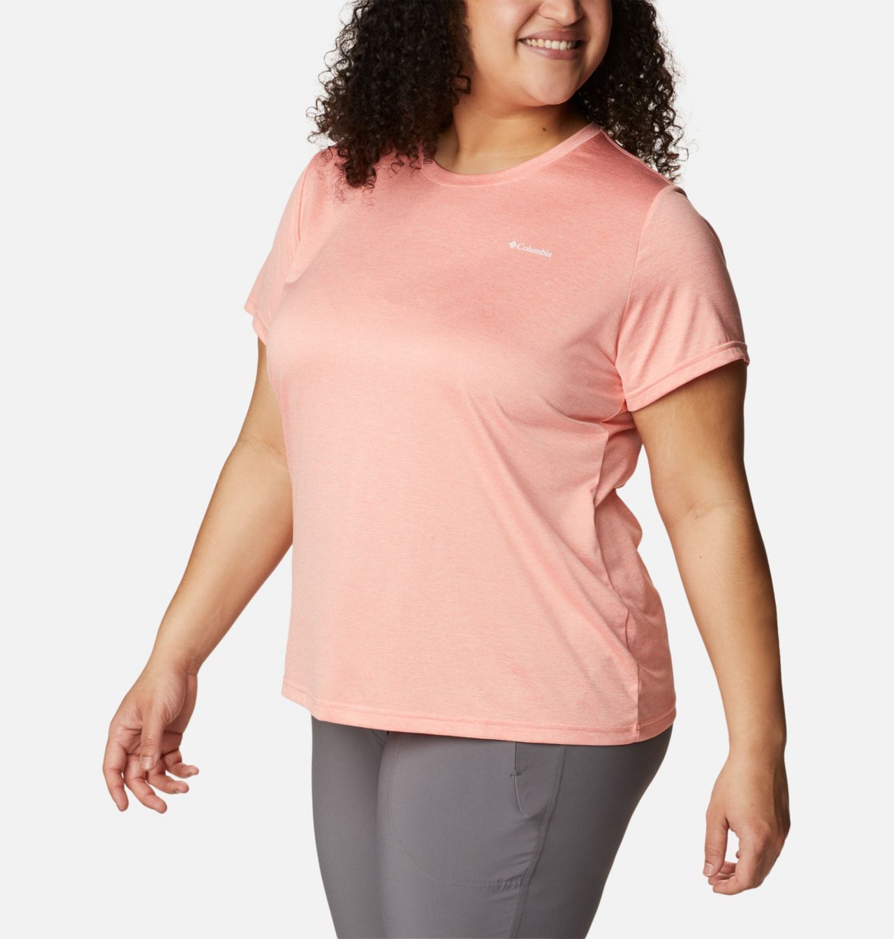 Women's Columbia Hike™ Short Sleeve Crew Shirt - Plus Size 5