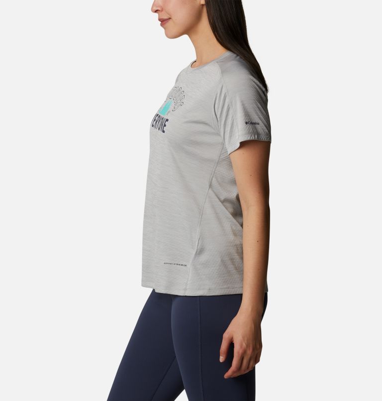 W Zero Rules Graphic Crew, Color: Columbia Grey Heather Outdoor Everyone, image 3