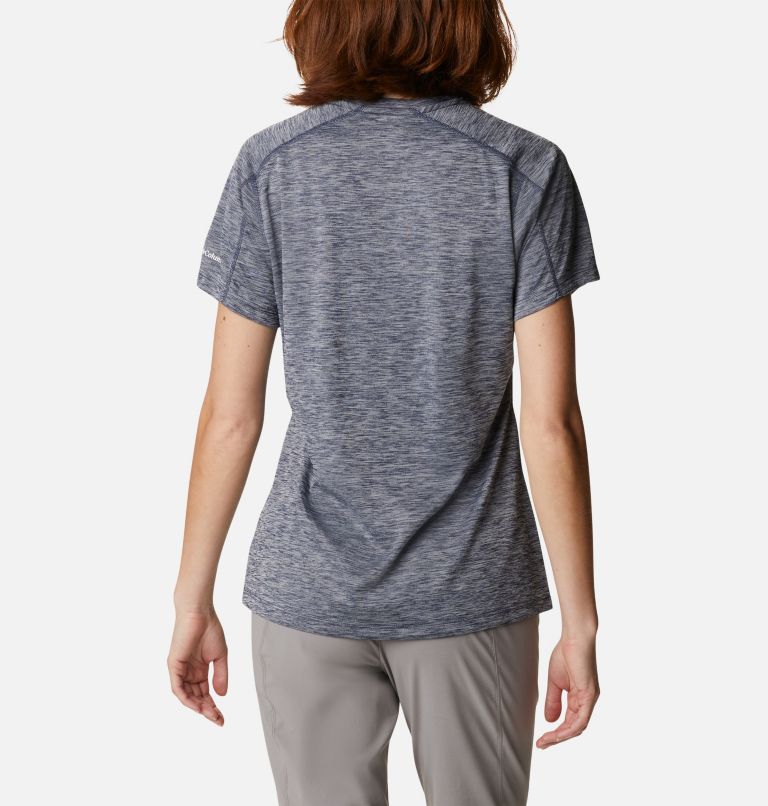 Thumbnail: Women's Zero Rules Technical Graphic T-Shirt, Color: Nocturnal Heather Outdoor Everyone, image 2
