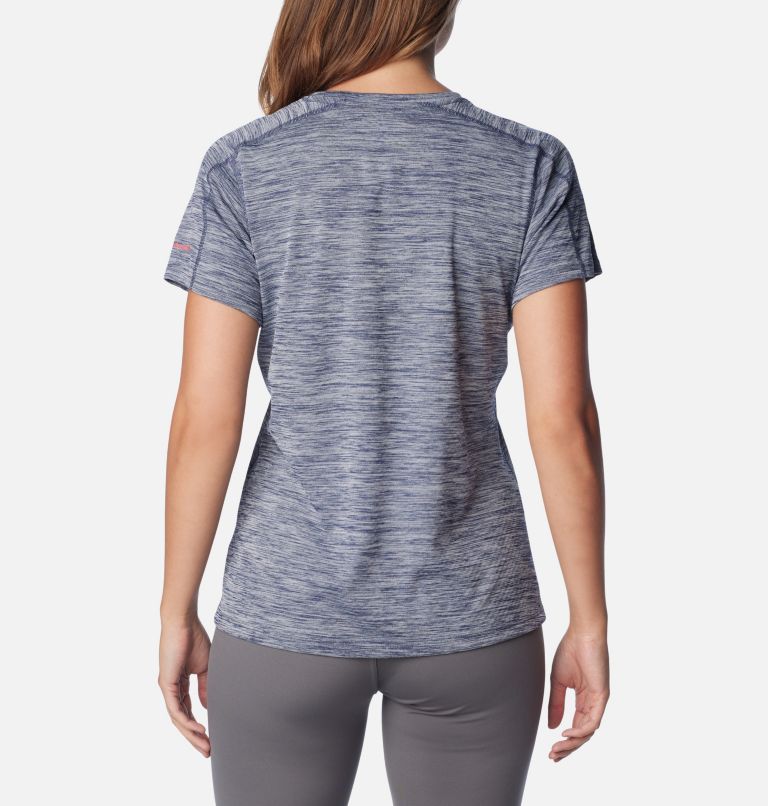 Women's Zero Rules Technical T-Shirt, Color: Nocturnal Heather, Nature Rules, image 2