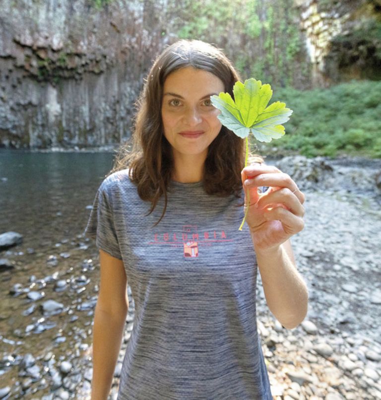 Women's Zero Rules Technical T-Shirt, Color: Nocturnal Heather, Nature Rules, image 7