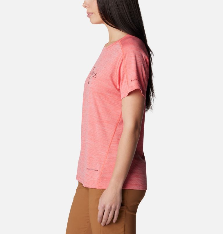 Women's Zero Rules Technical T-Shirt, Color: Juicy Heather, Nature Rules, image 3