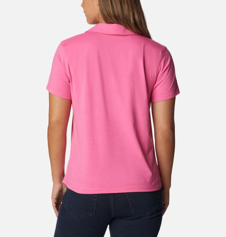 W Sun Trek Polo | 656 | S, Color: Wild Geranium, image 2