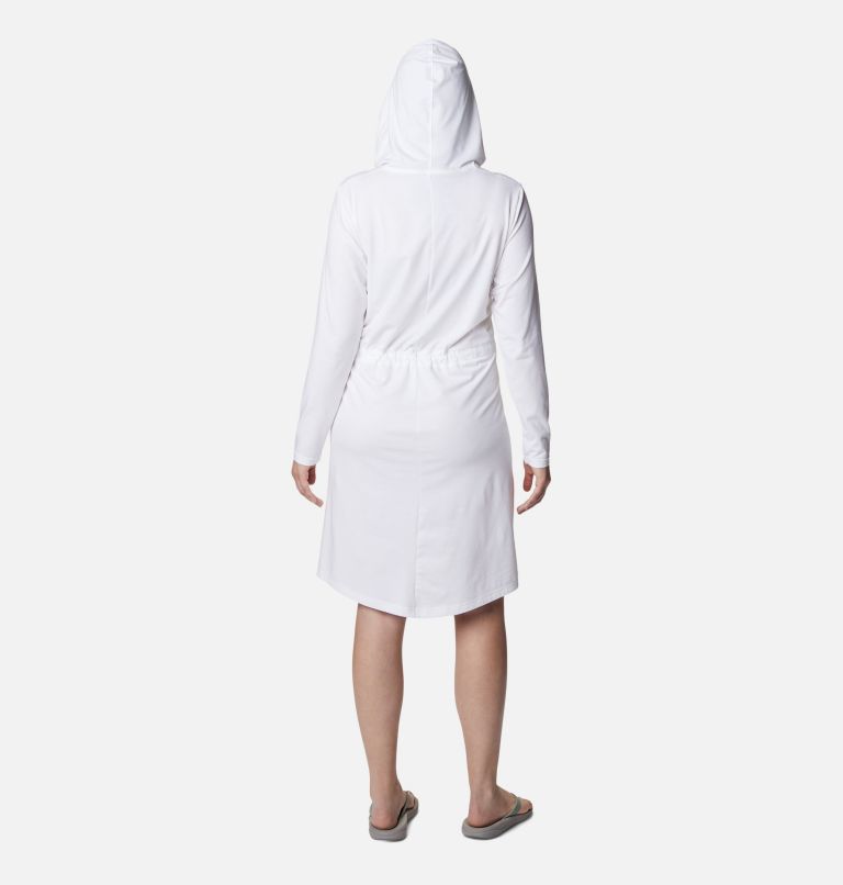 Robe à capuchon Sun Trek Femme, Color: White, image 2