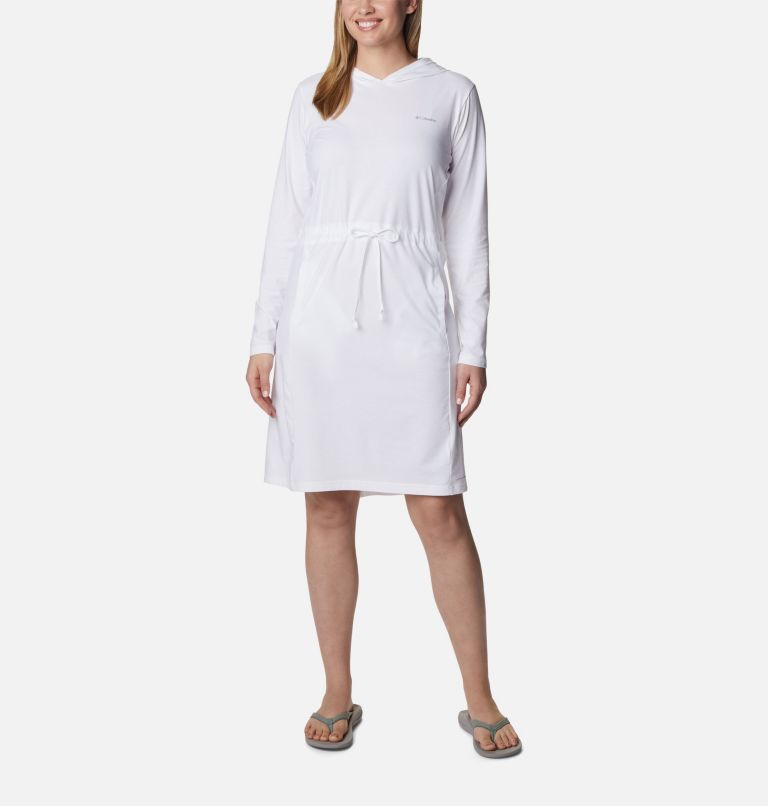 Robe à capuchon Sun Trek Femme, Color: White, image 1