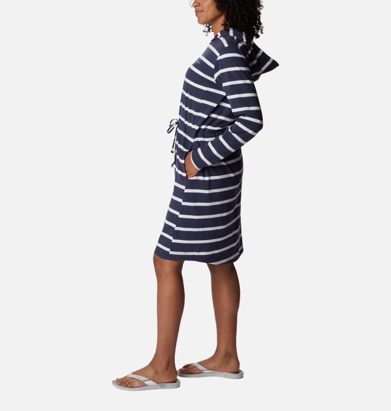Robe à capuchon Sun Trek Femme, Color: Nocturnal Stripe, image 3