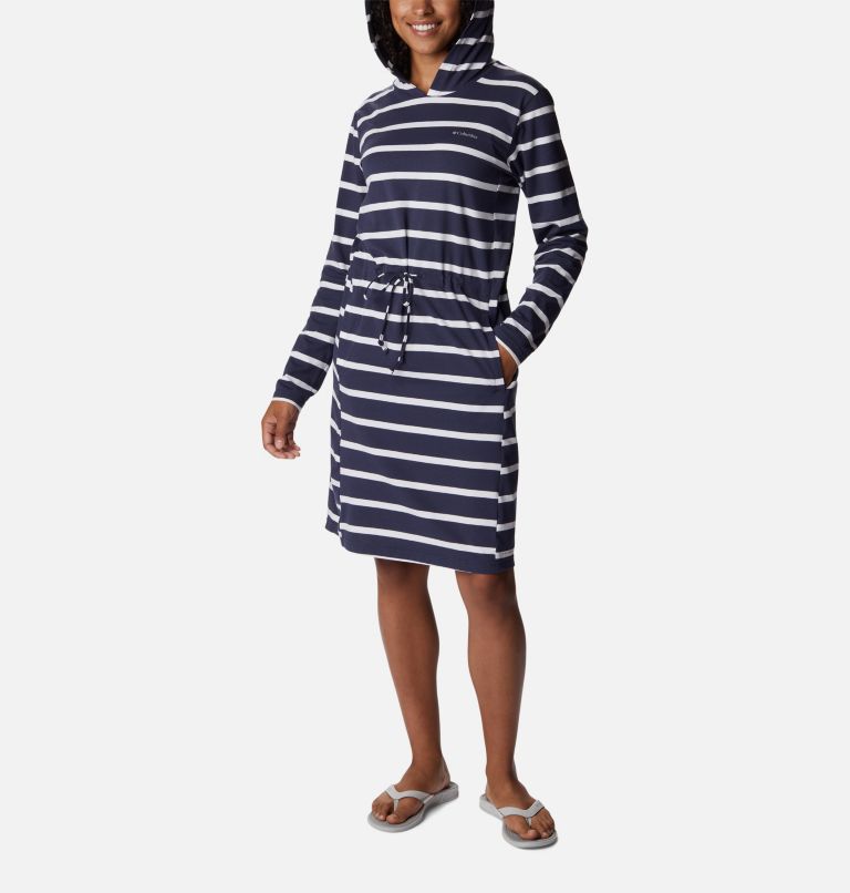 Robe à capuchon Sun Trek Femme, Color: Nocturnal Stripe, image 5