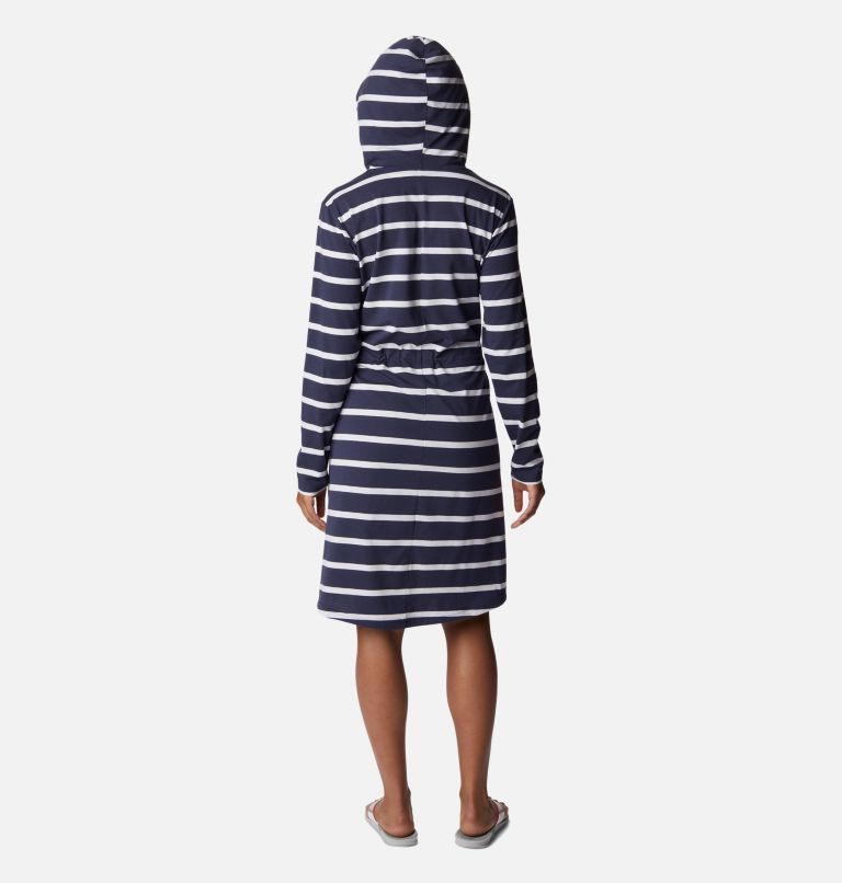 Robe à capuchon Sun Trek Femme, Color: Nocturnal Stripe, image 2