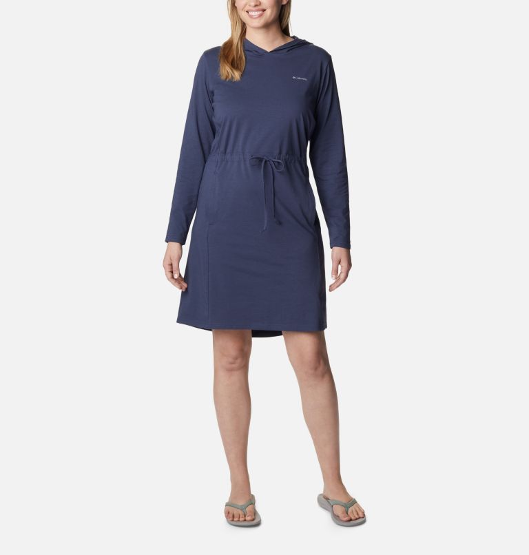 Robe à capuchon Sun Trek Femme, Color: Nocturnal, image 1