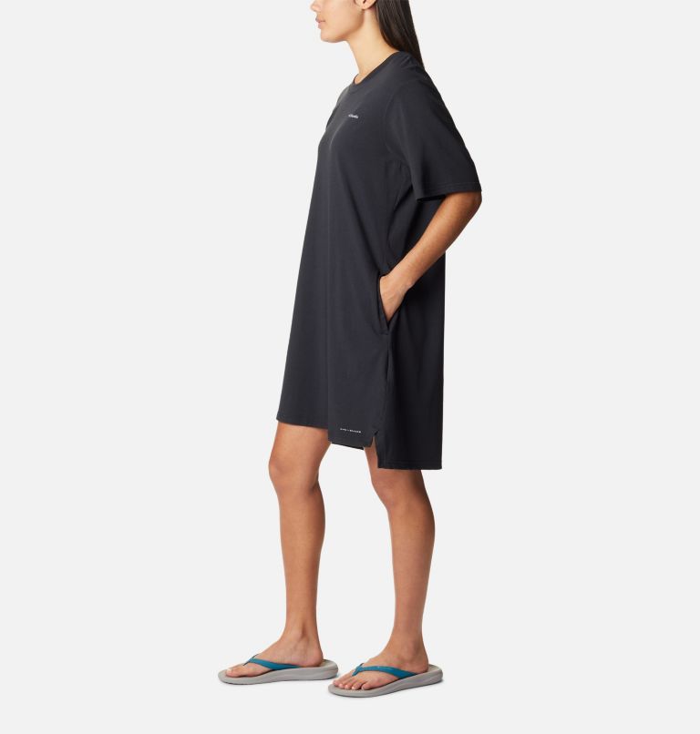 Thumbnail: Robe t-shirt Sun Trek Femme, Color: Black, image 3