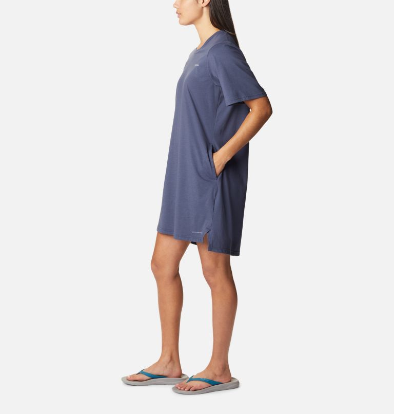 Thumbnail: Women's Sun Trek T-Shirt Dress, Color: Nocturnal, image 3