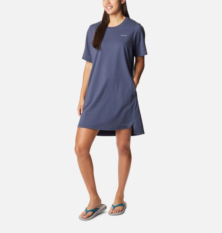 Thumbnail: Women's Sun Trek T-Shirt Dress, Color: Nocturnal, image 5