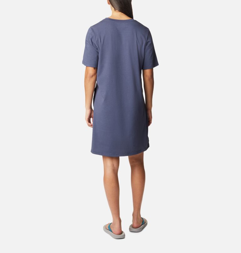 Women's Sun Trek T-Shirt Dress, Color: Nocturnal, image 2