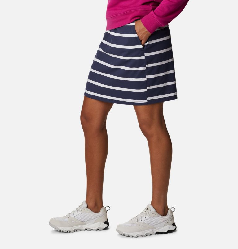 Women's Sun Trek Skirt, Color: Nocturnal Sunrise Stripe, image 3