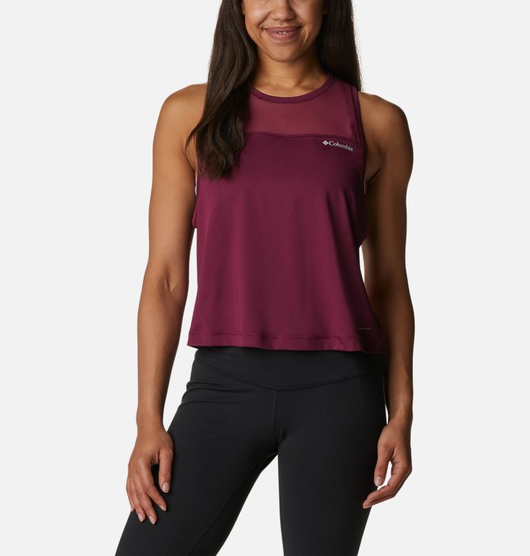 Women's Spring Canyon Tank, Color: Marionberry, image 1