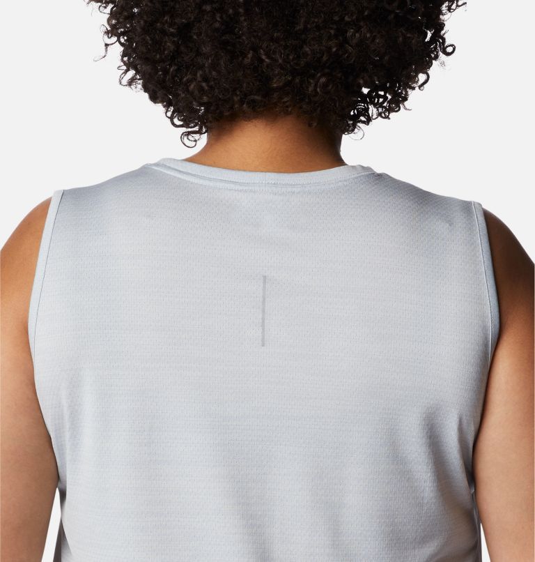 Women's Alpine Chill Zero Tank - Plus Size, Color: White Heather, image 5