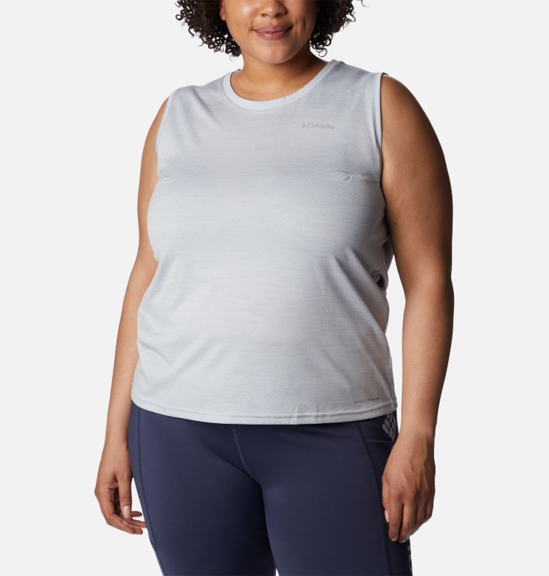 Women's Alpine Chill Zero Tank - Plus Size, Color: White Heather, image 1