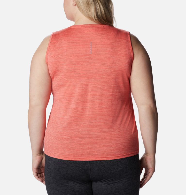 Women's Alpine Chill Zero Tank - Plus Size, Color: Red Hibiscus Heather, image 2